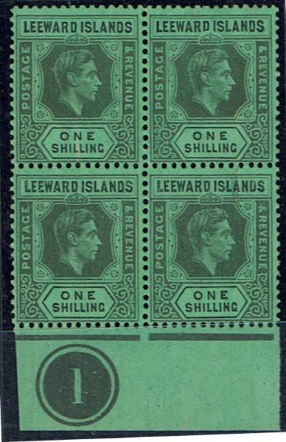 Image of Leeward Islands SG 110/110a UMM British Commonwealth Stamp